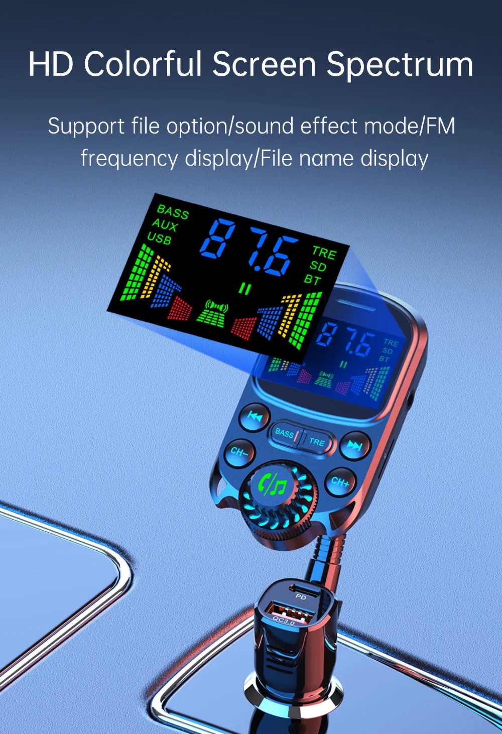 HD Colorful Screen Spectrum