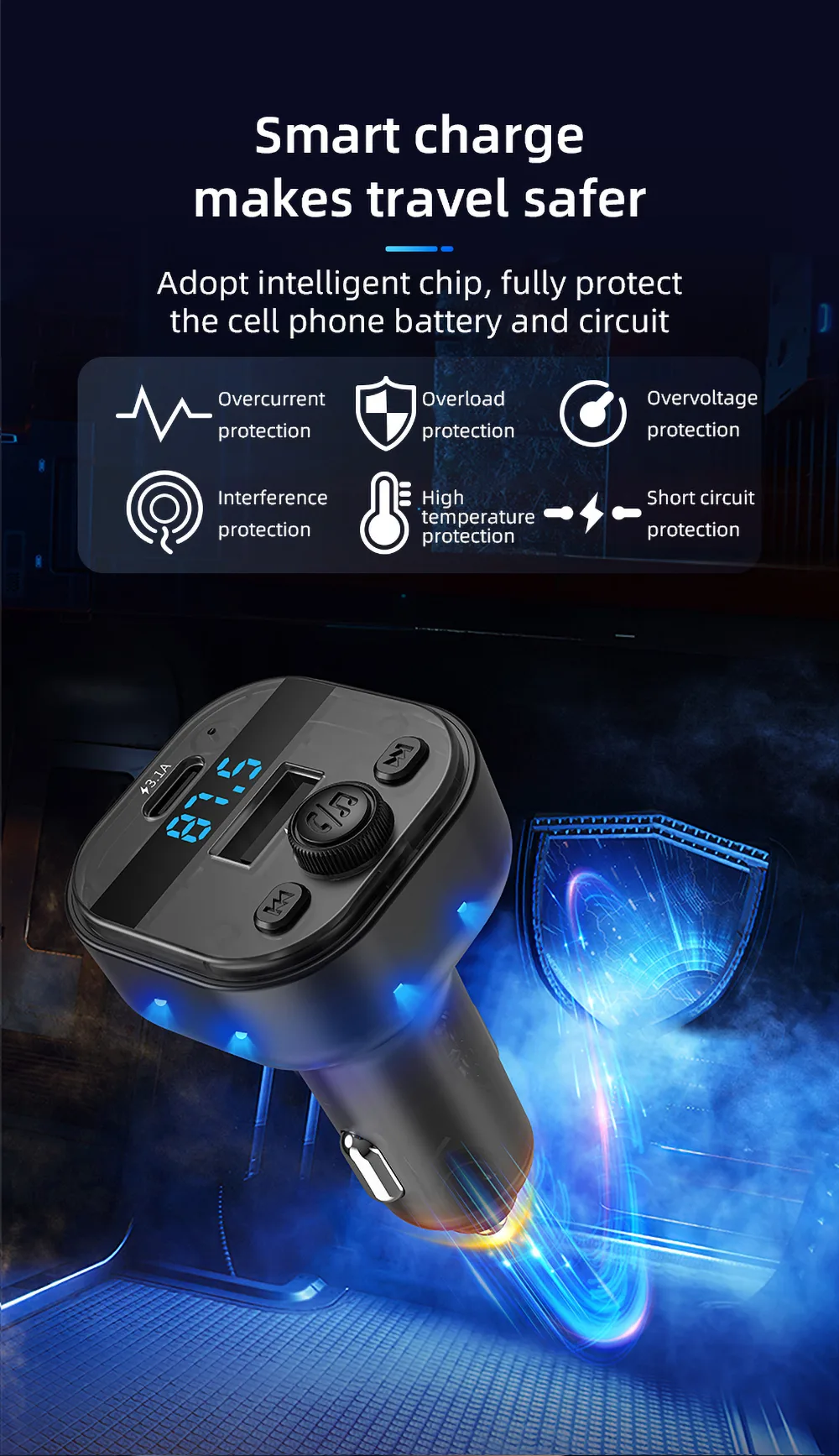 Smart charge makes travel safer