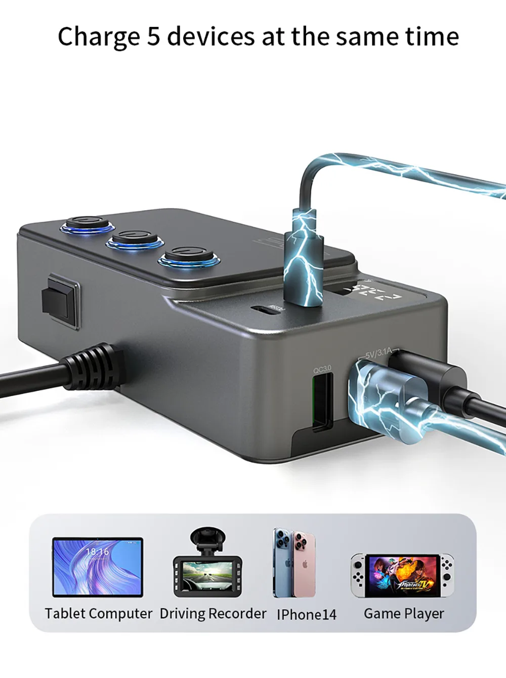 Charge 5 devices at the same time