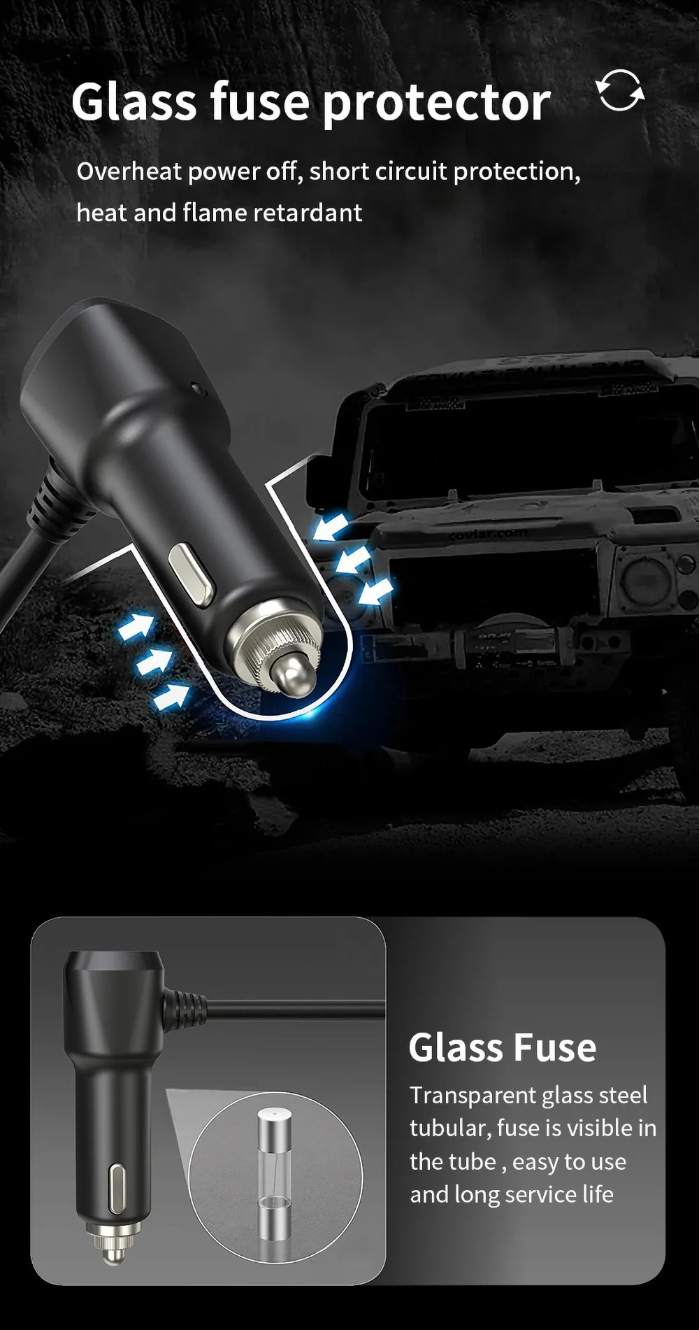 Glass fuse protector