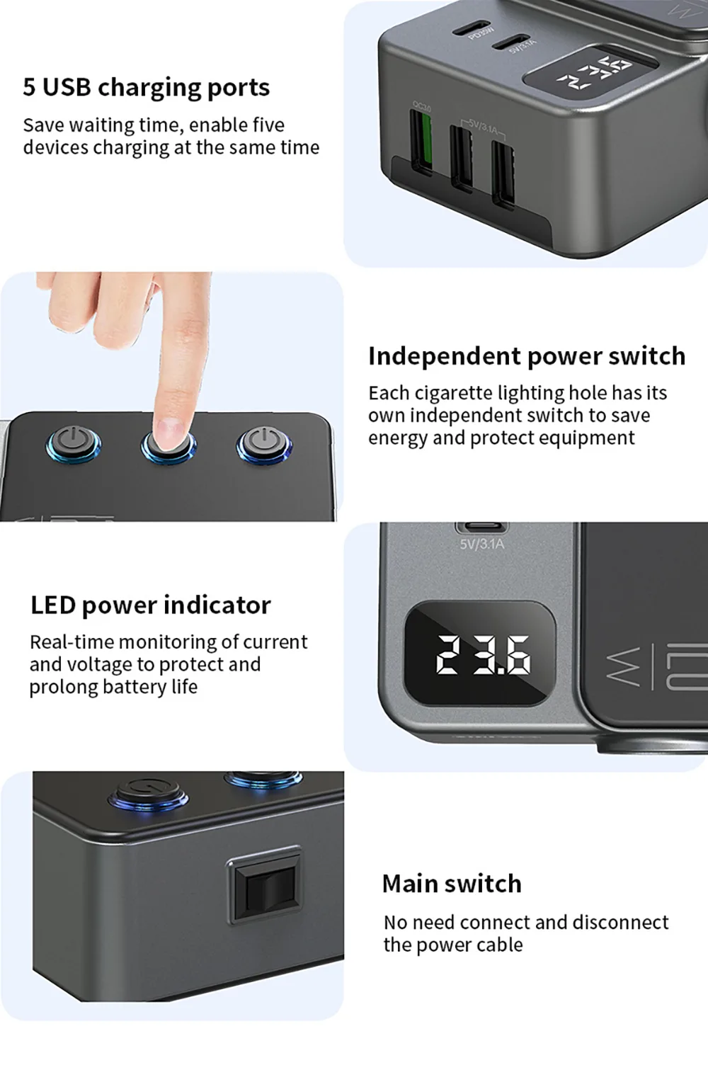Independent power switch