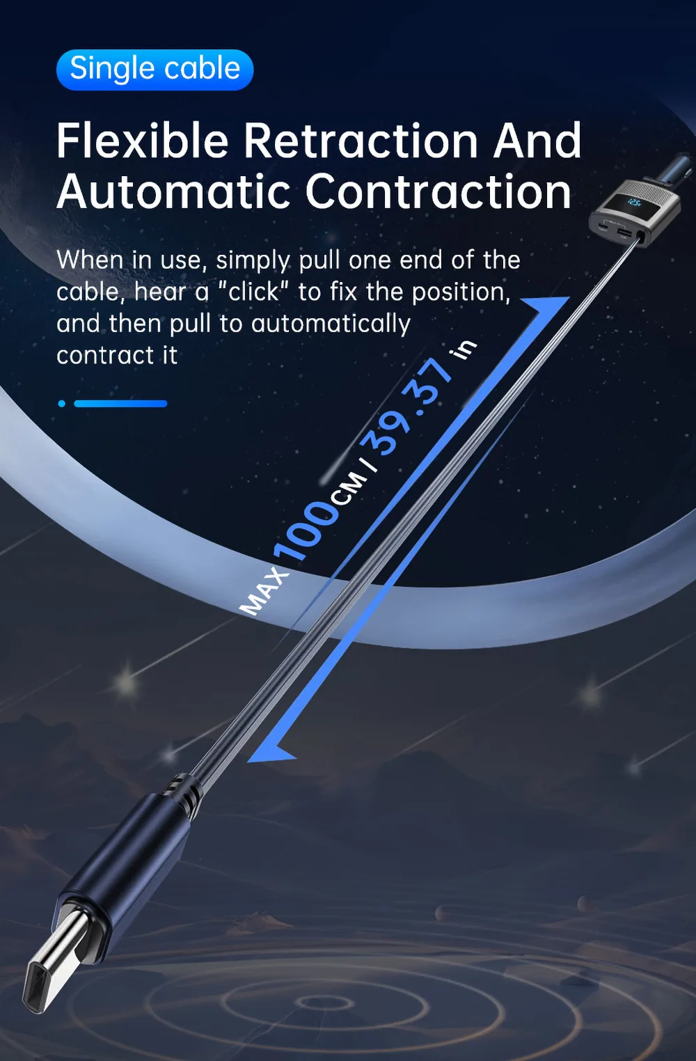 Flexible Retraction 100cm