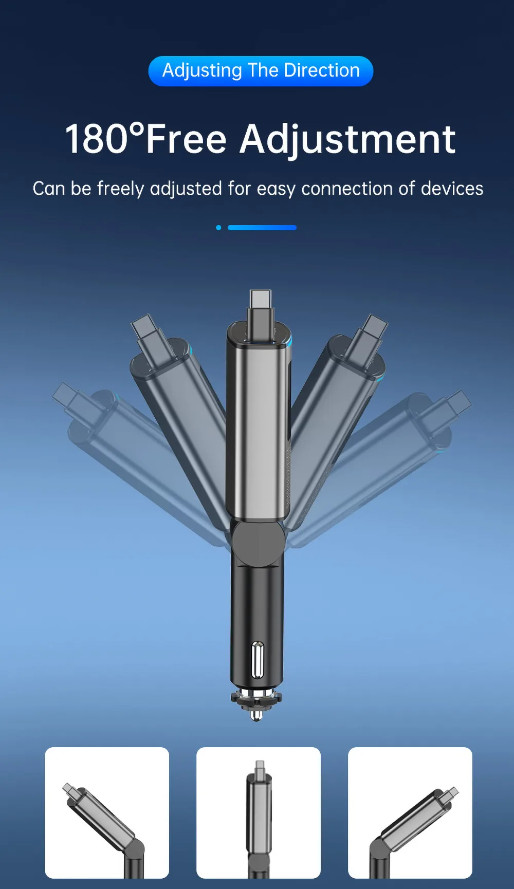 180°Free Adjustment