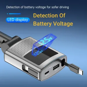Detection Of Battery Voltage-LED display