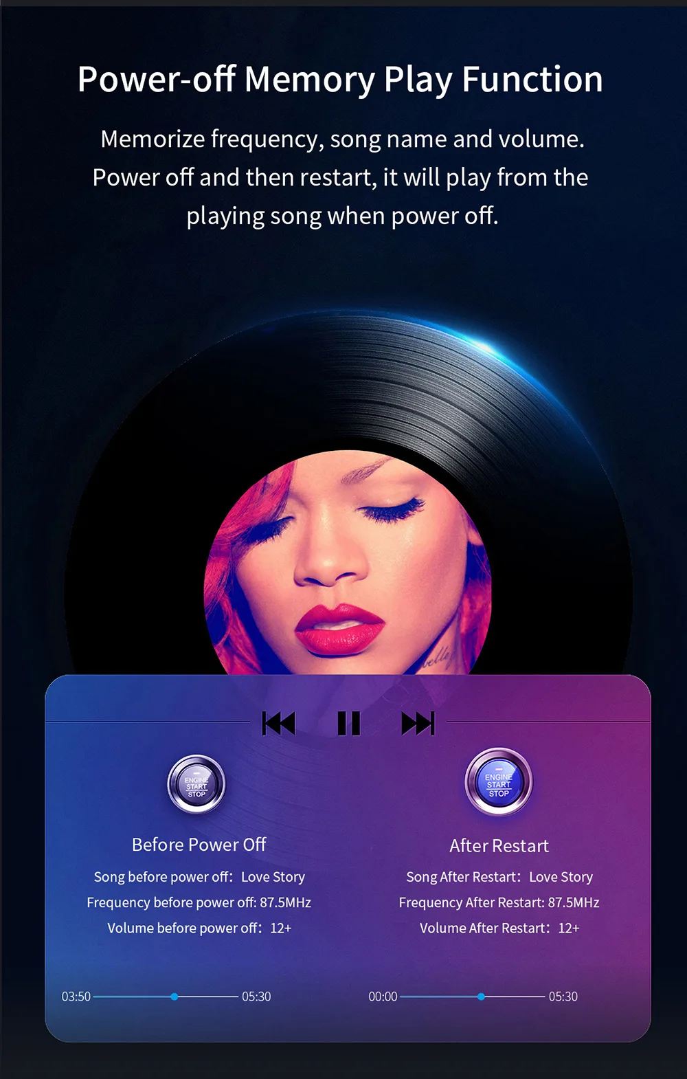 Power-off Memory Play Function