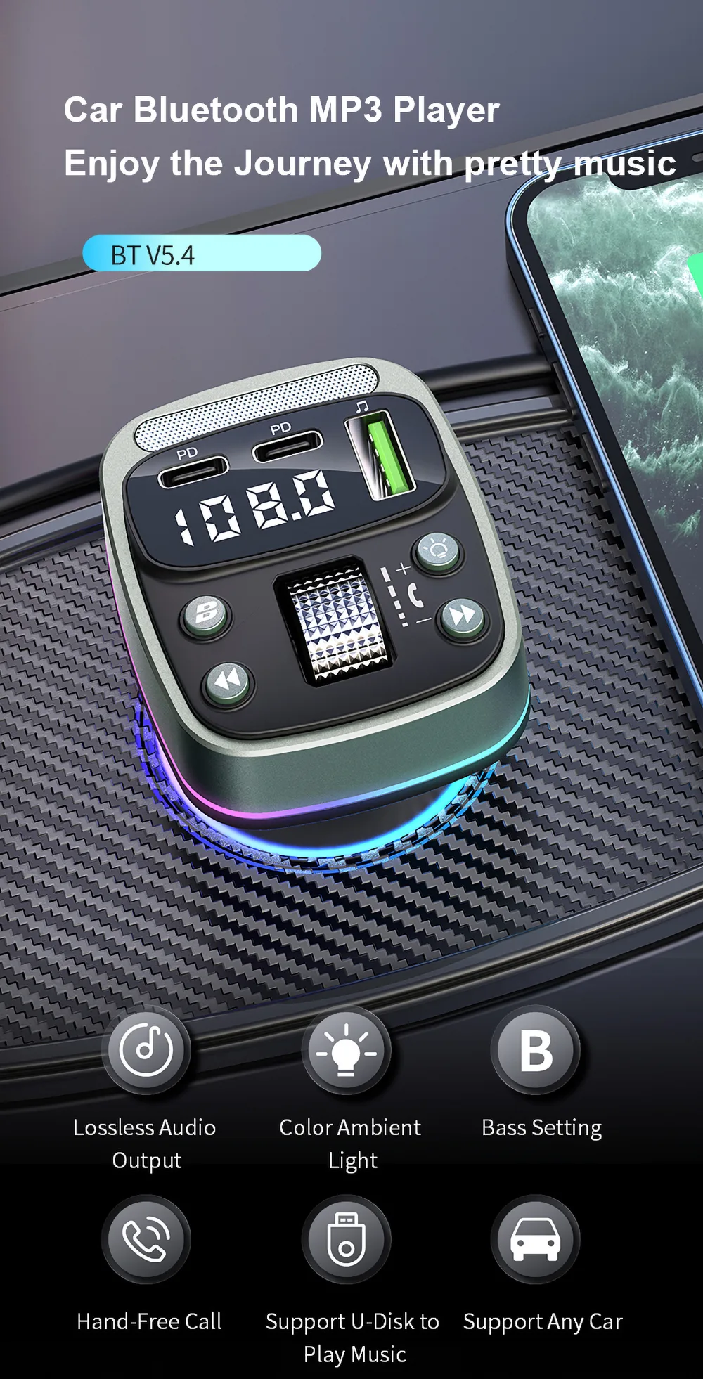 Car Bluetooth MP3 Player