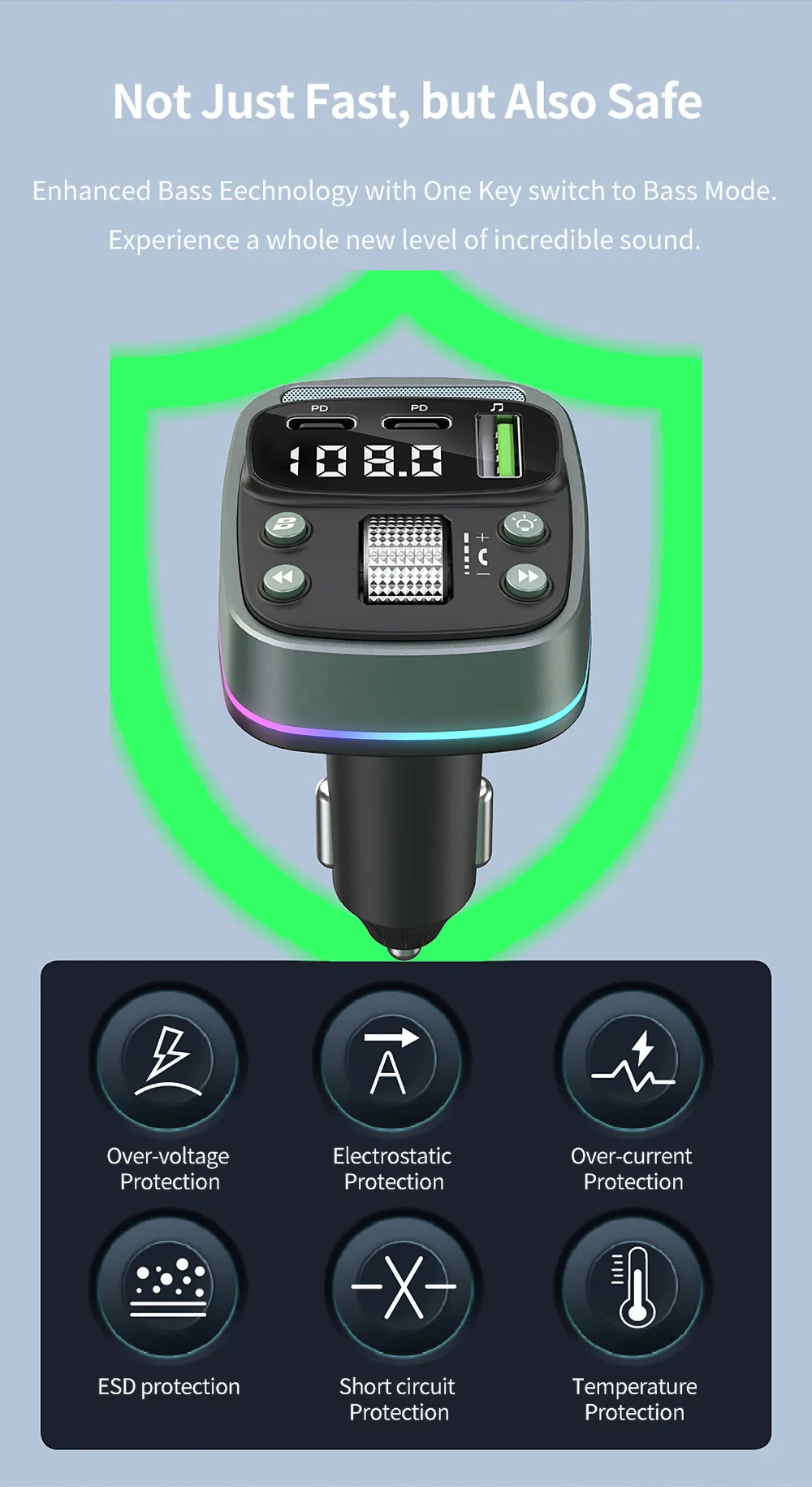 Not Just Fast, but Also Safe Bass Mode