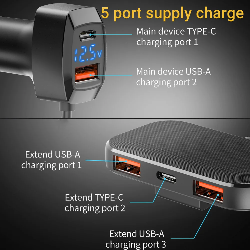 5 port supply charge
