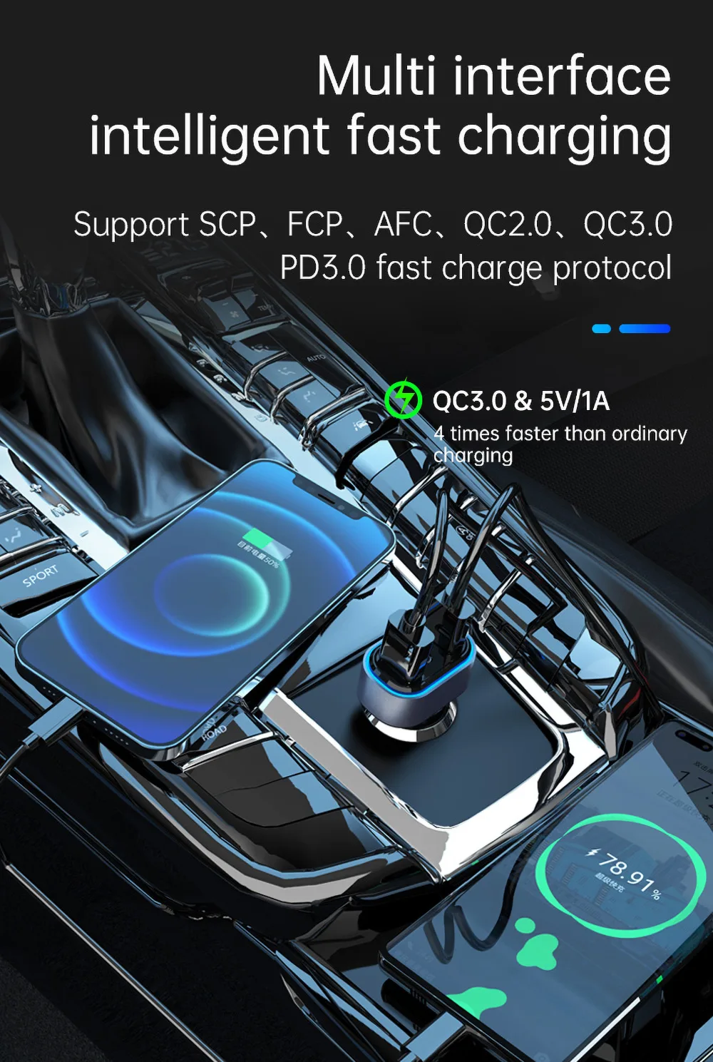 Multi interface intelligent fast charging
